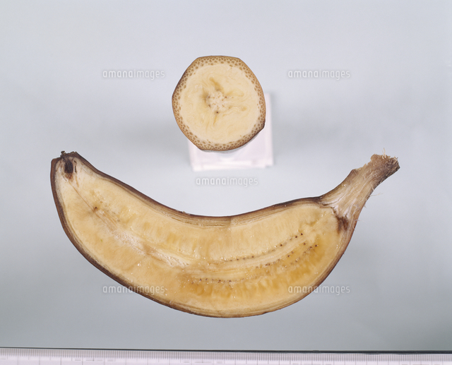 バナナの断面 の写真素材 イラスト素材 アマナイメージズ
