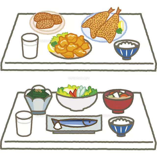 唐揚げのイラスト素材 アマナイメージズ