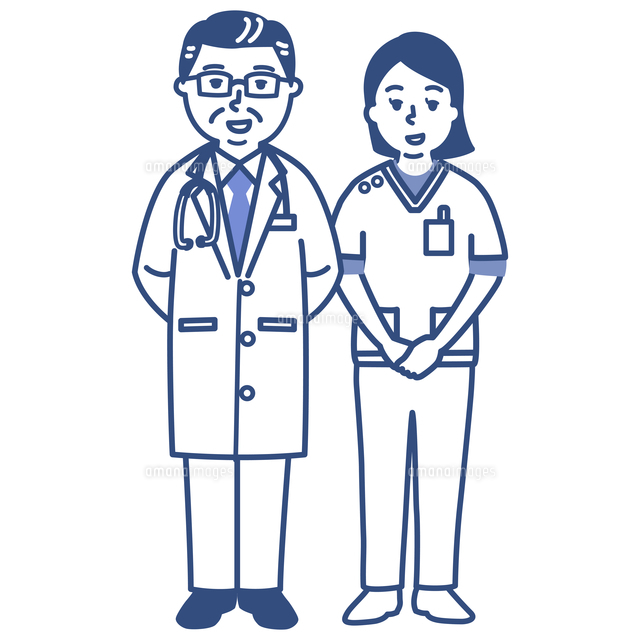 ベテランの医師と看護師 の写真素材 イラスト素材 アマナイメージズ