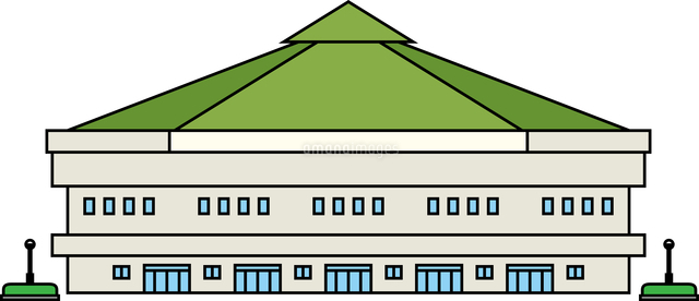 武道館 の写真素材 イラスト素材 アマナイメージズ