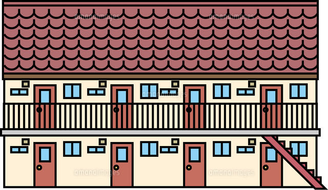 アパート の写真素材 イラスト素材 アマナイメージズ