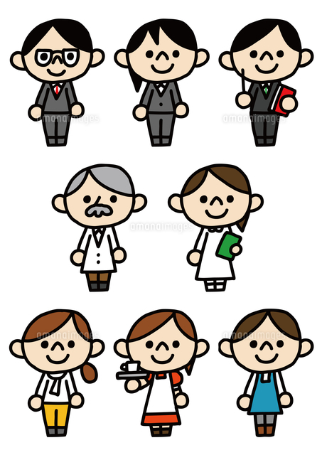 人物アイコン 職業 の写真素材 イラスト素材 アマナイメージズ