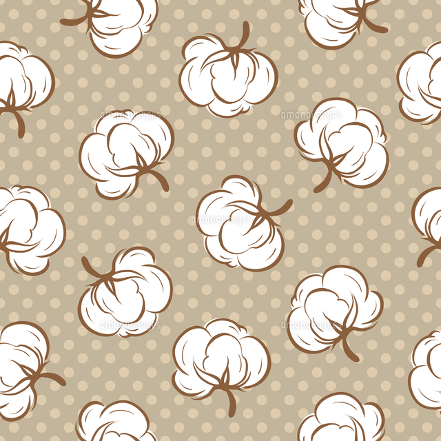 Seamless Pattern With Cotton Buds の写真素材 イラスト素材 アマナイメージズ
