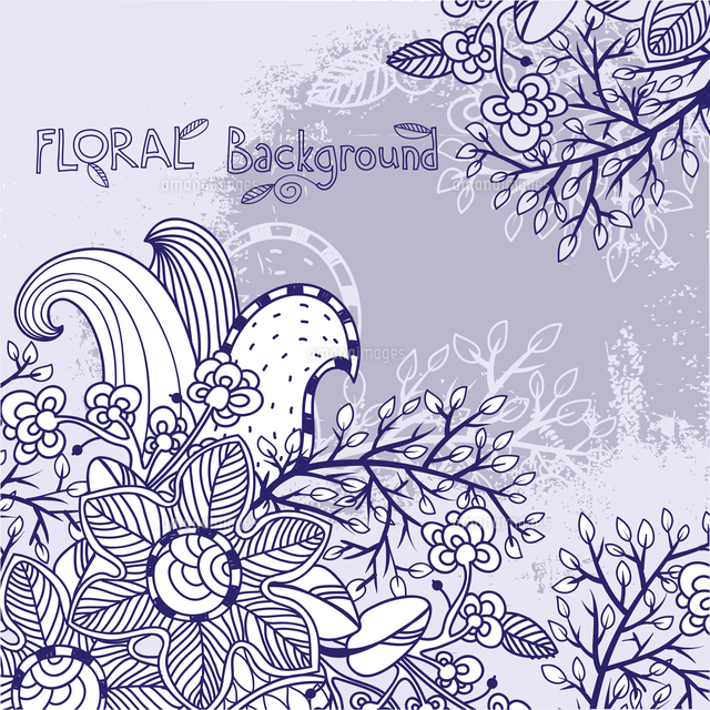 vector floral background[60016020493]の写真素材・イラスト素材 