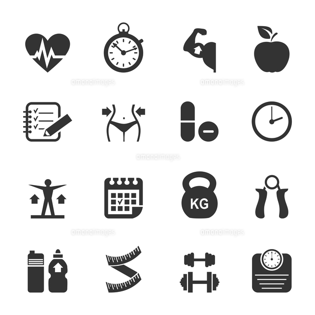 Set of icons sports medicine. A vector illustration[60016024673]の写真素材