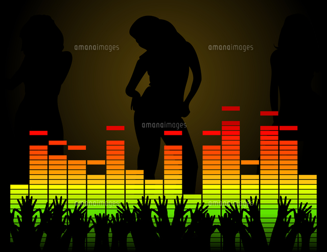 Disco2 Women Dance In A Disco A Vector Illustration の写真素材 イラスト 素材 アマナイメージズ