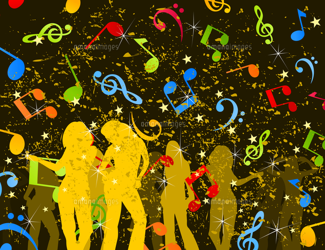 Disco6 Girls Dance In A Disco A Vector Illustration の写真素材 イラスト 素材 アマナイメージズ