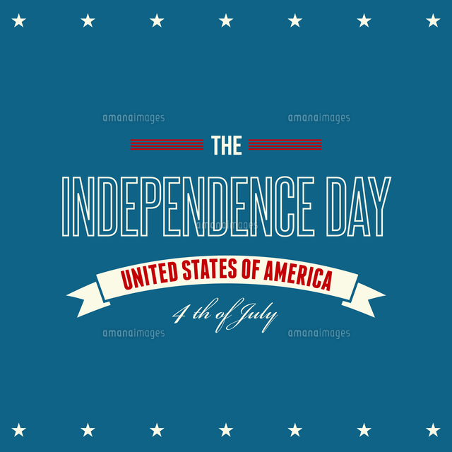 American Independence Day Patriotic Background Vector Illustration の写真素材 イラスト素材 アマナイメージズ