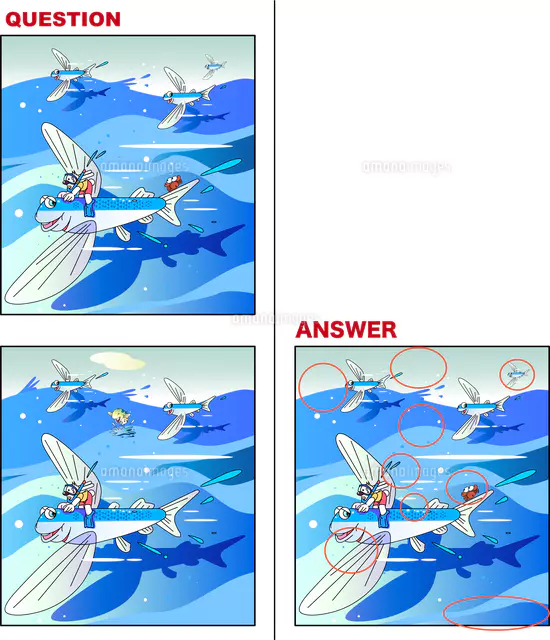 魚 海水魚のイラスト素材 アマナイメージズ