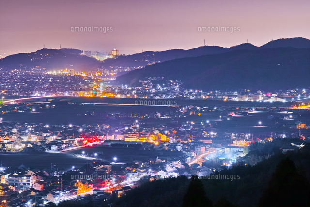 岡山県 芥子山からの眺望[66536000161]の写真・イラスト素材｜アマナ