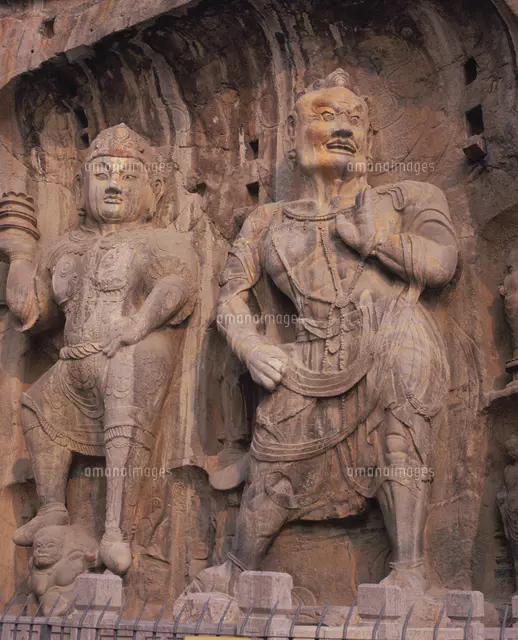 石仏 石像 龍門石窟盧舎那大仏仏像 家内 茶室 禅意 置物 工芸品