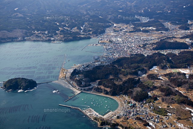F8三陸海岸 陸中海岸 南三陸町志津川[81629007031]の写真・イラスト素材｜アマナ