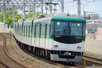 京阪　準急　鉄道部品 京阪電鉄 京阪本線の準急列車[10133003669]の写真・イラスト素材