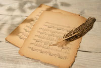 羽ペンの写真素材 ストックフォト アマナイメージズ