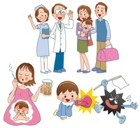 妊娠 出産 イラストのイラスト素材 アマナイメージズ