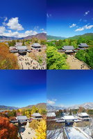 上田城の春夏秋冬 の写真素材 イラスト素材 アマナイメージズ