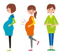 妊娠 出産 イラストのイラスト素材 アマナイメージズ