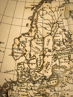 1614年 S. Munster 古地図 スウェーデンの古地図 1614年 S. Munster 古地図