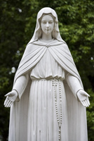大野教会堂の聖母マリア像[10573004492]の写真・イラスト素材｜アマナ