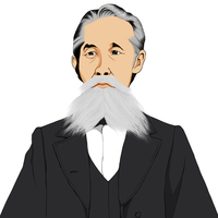 幕末 明治時代 偉人イラストのイラスト素材 アマナイメージズ