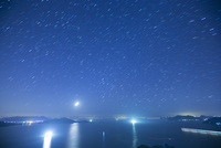 尾道向島より瀬戸内海 満天の星[10685003831]の写真・イラスト素材