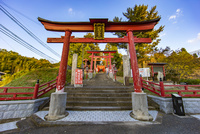 千本裕三、【紅葉の境内（談山神社）】、希少な大判額装用画集より、美