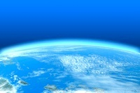 宇宙から見る地球イメージ Cg の写真素材 イラスト素材 アマナイメージズ