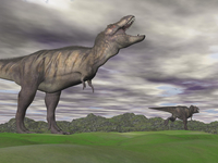 ニ*ノ様 原画 キャンバス C-REX 抽象画 恐竜 #146（複製画S 児島