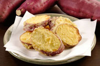 天ぷら さつまいも の写真素材 イラスト素材 アマナイメージズ