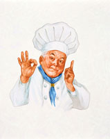 コックさん イラスト の写真素材 イラスト素材 アマナイメージズ