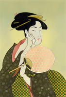 人物画『妖艶な頬笑み❤️』　　超特大 A3 サイズ 22451036022.jpg