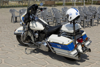 白バイ の写真素材 イラスト素材 アマナイメージズ