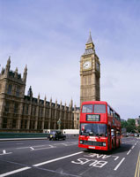 ロンドンバスとビッグベン[25138002282]の写真・イラスト素材｜アマナ