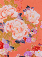 同梱不可 菊花模様 羽織 着物 Chezrachel Ca