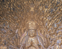 アルタイ隕石 千手観音彫刻 47g 鑑別書 ☆鑑別書付き☆千手観音& アルタイ隕石◇宇宙神様パワー◇