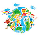 外国人 子供のイラスト素材 アマナイメージズ