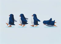 ペンギン CG[00832000017]の写真・イラスト素材｜アマナイメージズ