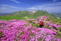 水彩画　くじゅう連山 水彩画くじゅう連山