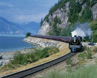 機関車Royal Hudson バンクーバ ｶﾅﾀﾞ[01257000033]の写真・イラスト