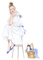 女性 おしゃれ 大人のイラスト素材 アマナイメージズ