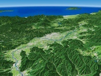 千曲川風景 長野県千曲川】雪化粧の砂れき河原。冬の千曲川で自然と食を満喫