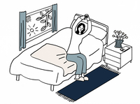 一人暮らし 部屋のイラスト素材 アマナイメージズ