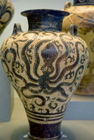 国立考古学博物館 タコの絵が描かれたミケーネ出土の壺[02861004701]の