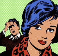 アメリカンコミックのイラスト素材 アマナイメージズ