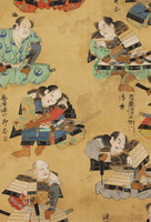 徳川家康普代十六将図(部分)[20076000331]の写真・イラスト素材