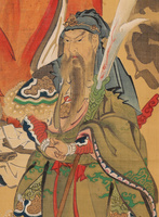 【原画肉筆】三国志『桃源結義』 東博（2/28～）1：歌麿と北馬の「桃園結義」（三国志演義）の