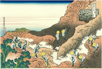 葛飾北斎 富嶽三十六景 諸人登山[20086000397]の写真・イラスト素材