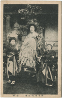 A0475 明治期 作画不明 花魁絵2枚 甲子楼長尾・松本楼志づか 木版画浮世絵 東山魁夷「花明り」リトグラフ＋新復刻画 :: 絵画買取・販売 - シバヤマ