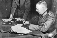 独無条件降伏 ヴィルヘルム・カイテル 対ソ連軍降伏文書へ署名