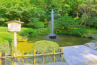 パステル画（原画）兼六園・噴水。 221983311405e155ca467501ffc65e